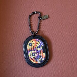 COACH Medallion‎ Hangtag With Kaffe Fassett Print